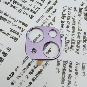 iPhone 14Plus カメラカバー アルミ パープル (7)