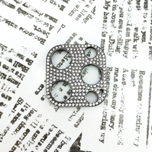 iPhone 14ProMax カメラカバー キラキラブラック (7)