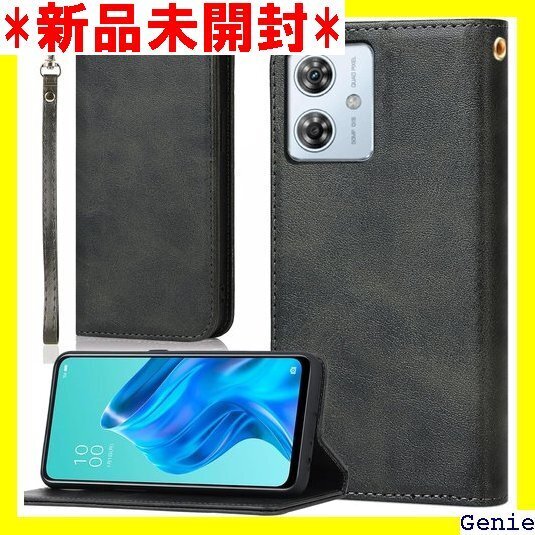 適用 moto g64 5G ケース 手帳型 moto ド カード入れ スタンド 落ち着いた色 レトロ ブラック 9