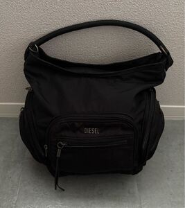 00s DIESEL Metal Logo 2way Hand bag ハンドバッグ Y2K ワンショルダーバッグ