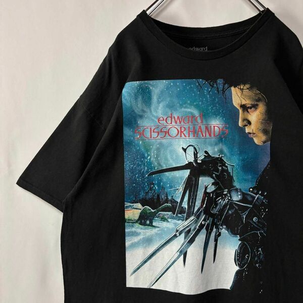 シザーハンズ Tシャツ ムービーT ティム・バートン XLサイズ サイズ 古着