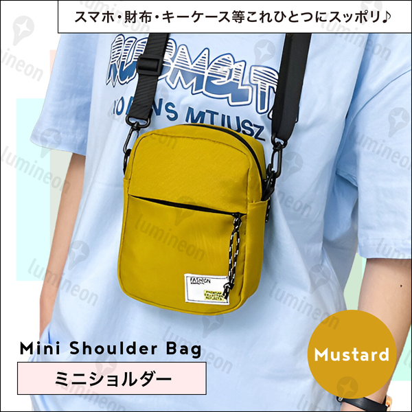 ショルダー ポーチ ケース バッグ スマホ ストラップ ホルダー 小物入れ 小さい 財布 携帯 サコッシュ メンズ レディース 斜めがけ g135d 1