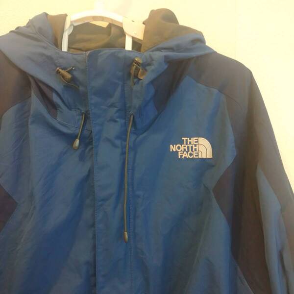 中古 アメリカ古着 THE NORTH FACE ノースフェイス マウンテンパーカー メンズ XXL 2XL 3L ネイビー カジュアル アウトドア用品 送料無料