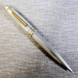 【送料込み】モンブラン シャープペン 1656 ソリテール バーレイ シルバー
