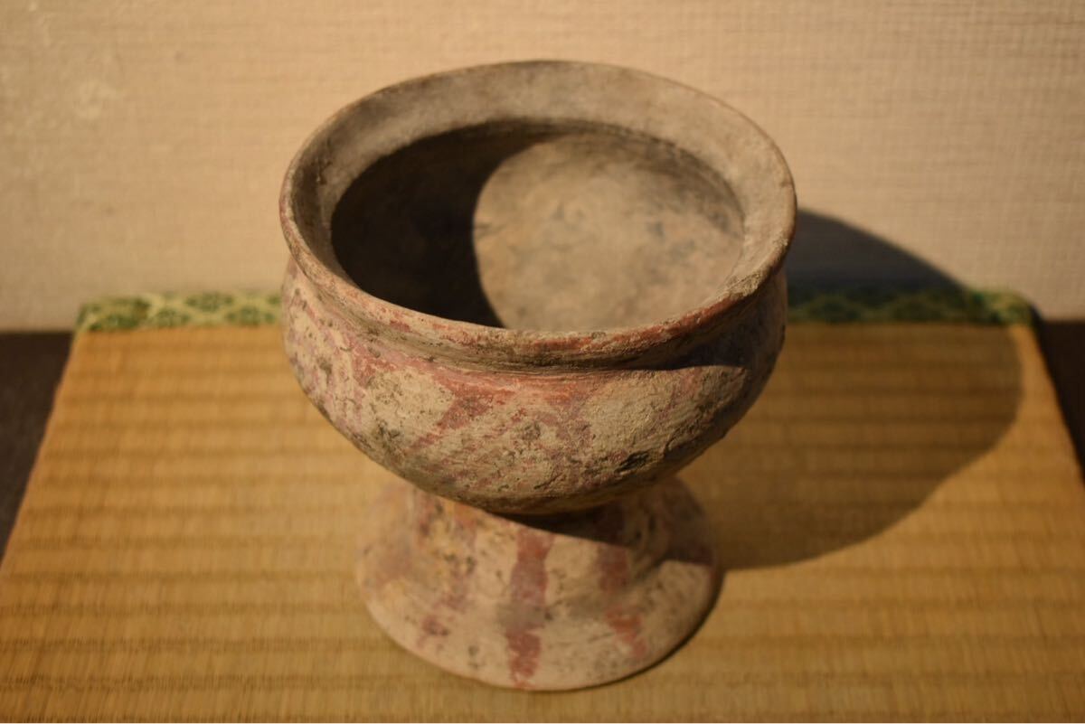 RITAO タイ古陶磁 バンチェン土器 片耳壷 時代箱 C 6568C Yahoo!オークション -「バンチェン」の落札相場・落札価格