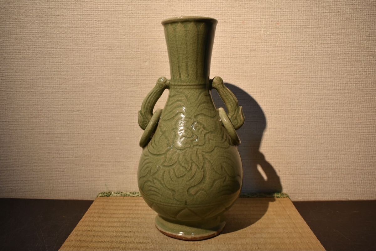 青磁 花入れ アンティーク 2025年最新】Yahoo!オークション -青磁 花入の中古品・新品・未