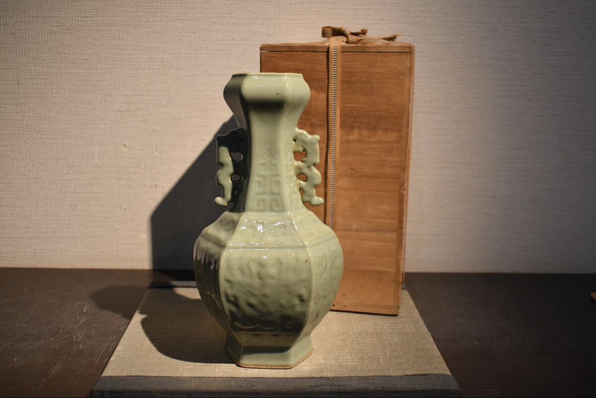 茶道　掛花入 青磁　島田文雄　花入れ 2025年最新】Yahoo!オークション -青磁 花入の中古品・新品・未