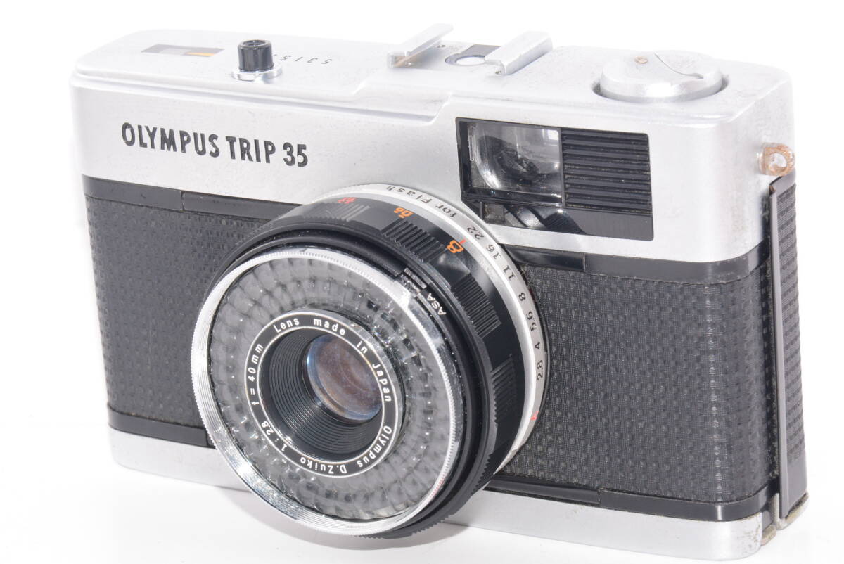 美品 OLYMPUS TRIP 35 〇赤ベロ作動〇 動作確認済 8002 整備済 完動 OLYMPUS TRIP 35 トリップ AE 赤ベロ OK 整備済 完