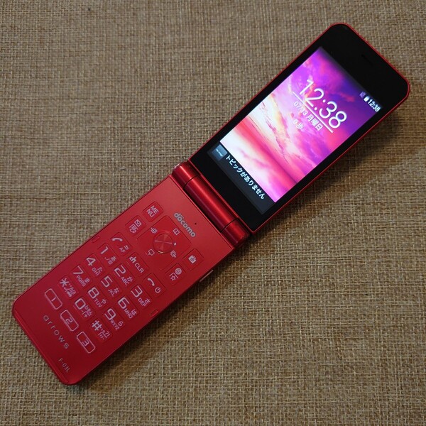 F-03L docomo レッド