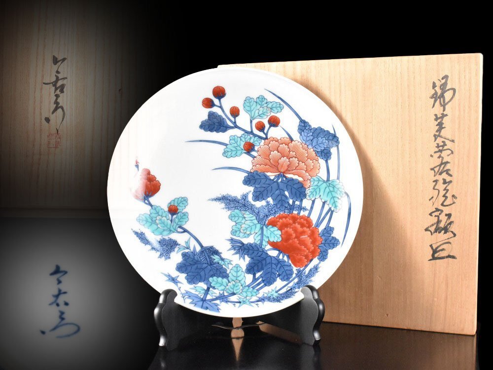 【 色鍋島水瓶 】 肥前官窯松鶴色絵 江戸期 桐箱付き L0605I 2025年最新】Yahoo!オークション -伊万里 色鍋島(色絵)の中古品