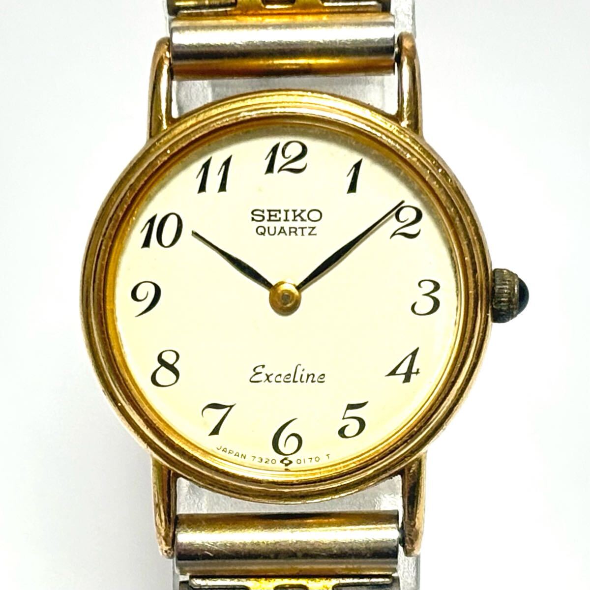 SEIKO エクセリーヌ クォーツ ゴールド 14K×SS 7320-0070 Yahoo!オークション -「7320-0070」の落札相場・落札価格