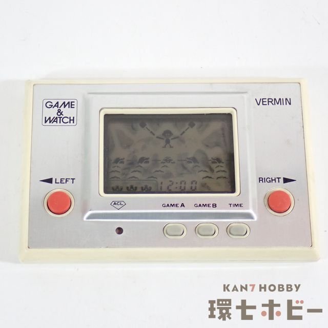 反射板、偏光板交換済 動作確認済み 任天堂 ゲームウォッチ バーミン 反射板、偏光板交換済 動作確認済み 任天堂 ゲームウォッチ