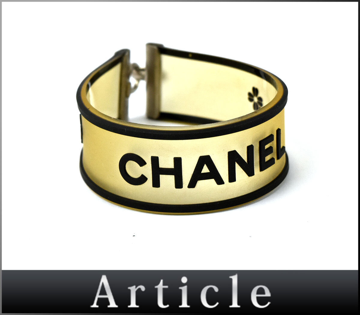 CHANEL シャネル ロゴ ラバー ブレスレット レディース ヴィンテージ Yahoo!オークション -「シャネル ヴィンテージ ブレスレット」の