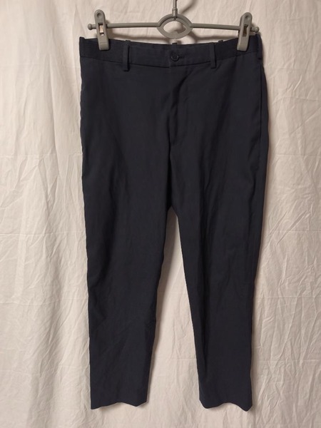ユニクロ EZYアンクルパンツ ウールライク 2WAYストレッチ メンズ S