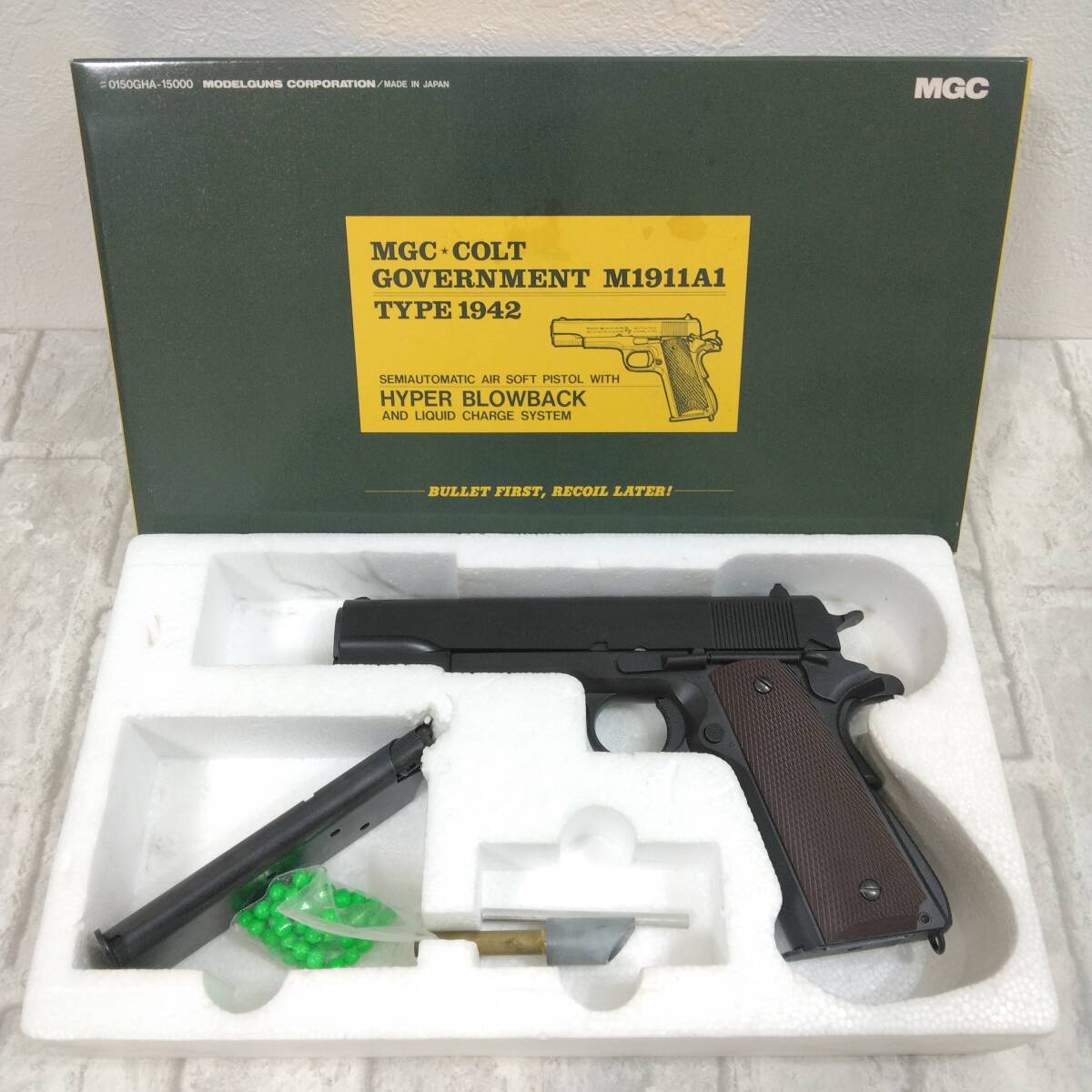MGCコルトガバメントM1911A1ガスガンジャンク品 Yahoo!オークション -「m1911a1 mgc」(ガスガン) (トイガン)の