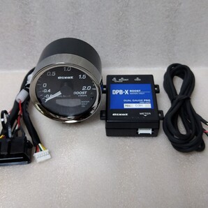 送料無料 PIVOT DPB-X DUAL GAUGE PRO デュアルゲージプロ ブースト・水温・電圧 イルミ切替色ホワイト/ブルー ピボット