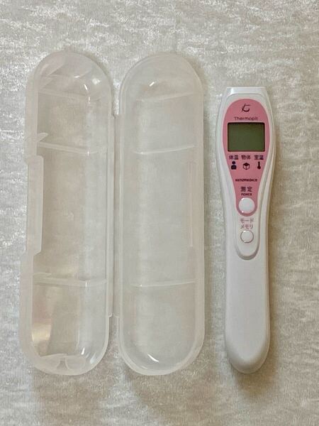 非接触型体温計 サーモピット KM-320 皮膚赤外線体温計 日本精密測器株式会社製(日本製)定価10,000円以上