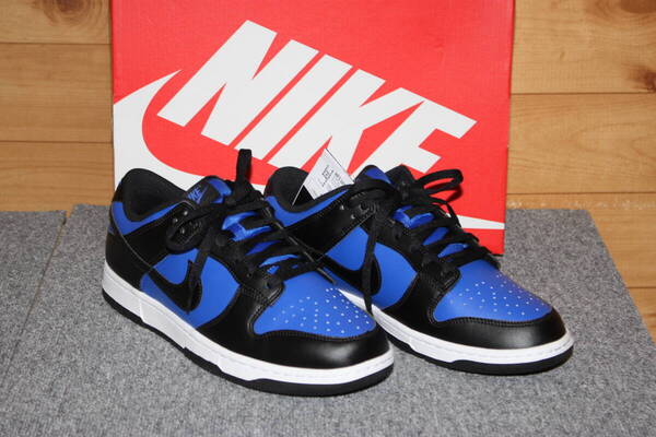 未使用 28.5㎝ 青黒 ナイキ ダンク ロー レトロ NIKE DUNK LOW RETRO スニーカーシューズ 送料無料即決