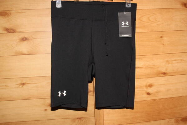 未使用 XL 黒 アンダーアーマー UNDER ARMOUR ローンチ ハーフタイツ ランニングショーツ 1384546 送料無料即決
