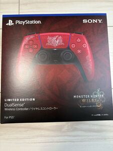 新品未開封 SONY PS5 DualSense(R) ワイヤレスコントローラー モンスターハンターワイルズ リミテッドエディションCFI-ZCT1JZ5