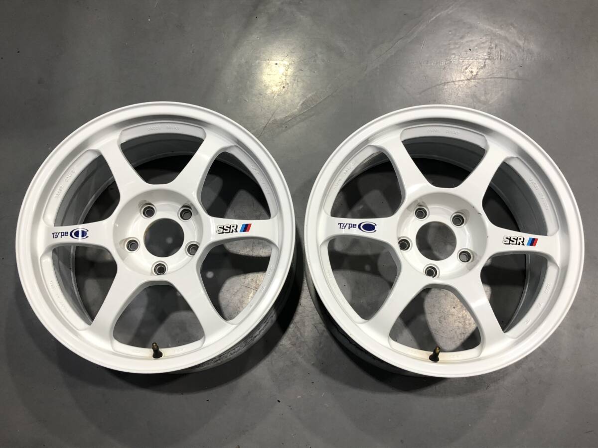SSR typeC 17インチ 8J +35 PCD100 ※タイヤ無し Yahoo!オークション -「ssr type-c 17」の落札相場・落札価格