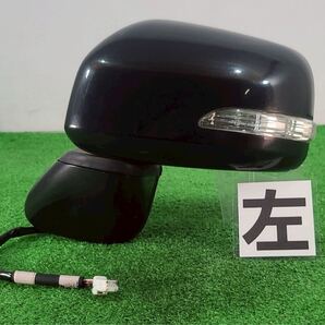 2985DH3】L575S ムーブコンテ カラー X07 ドアミラー 左 電動格納テスト済 ウインカー ブラックマイカメタリック