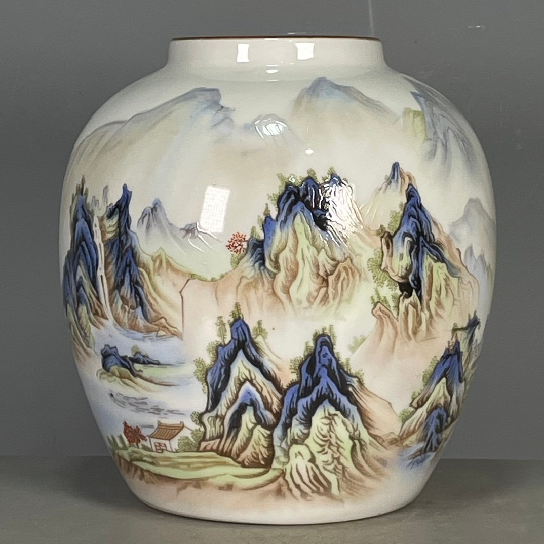 粉彩富貴吉祥図提梁壺 茶壺 茶道具 景徳鎮 陶磁器 装飾品 工芸品美術品 置物 粉彩富貴吉祥図提梁壺 茶壺 茶道具 景徳鎮 陶磁器 装飾品 工芸