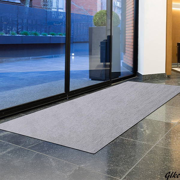 【滑り止め付き洗えるロングカーペット】 フロアマット 約2畳 約300×120cm 吸水・滑り止めマット クッションラグ カット可能