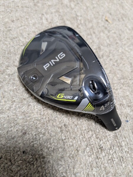 PING ピン G430 ユーティリティ ハイブリッド 4U 22° 4番 ヘッド単品 日本正規品 ヘッドカバー無し 送料無料