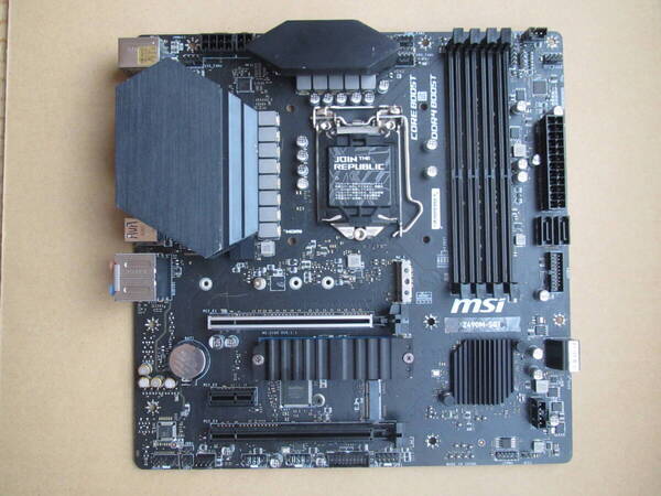 MSI Z490M-S01 / LGA1200 / Micro-ATX 動作保証