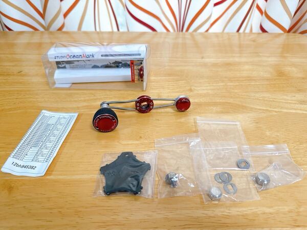 美品 スタジオオーシャンマーク NO LIMITSハンドル AC30RA レッド