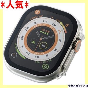 エレコム Apple Watch Ultra 49mm ックコート 指紋防止 クリア AW-22CFCGOCCR 34