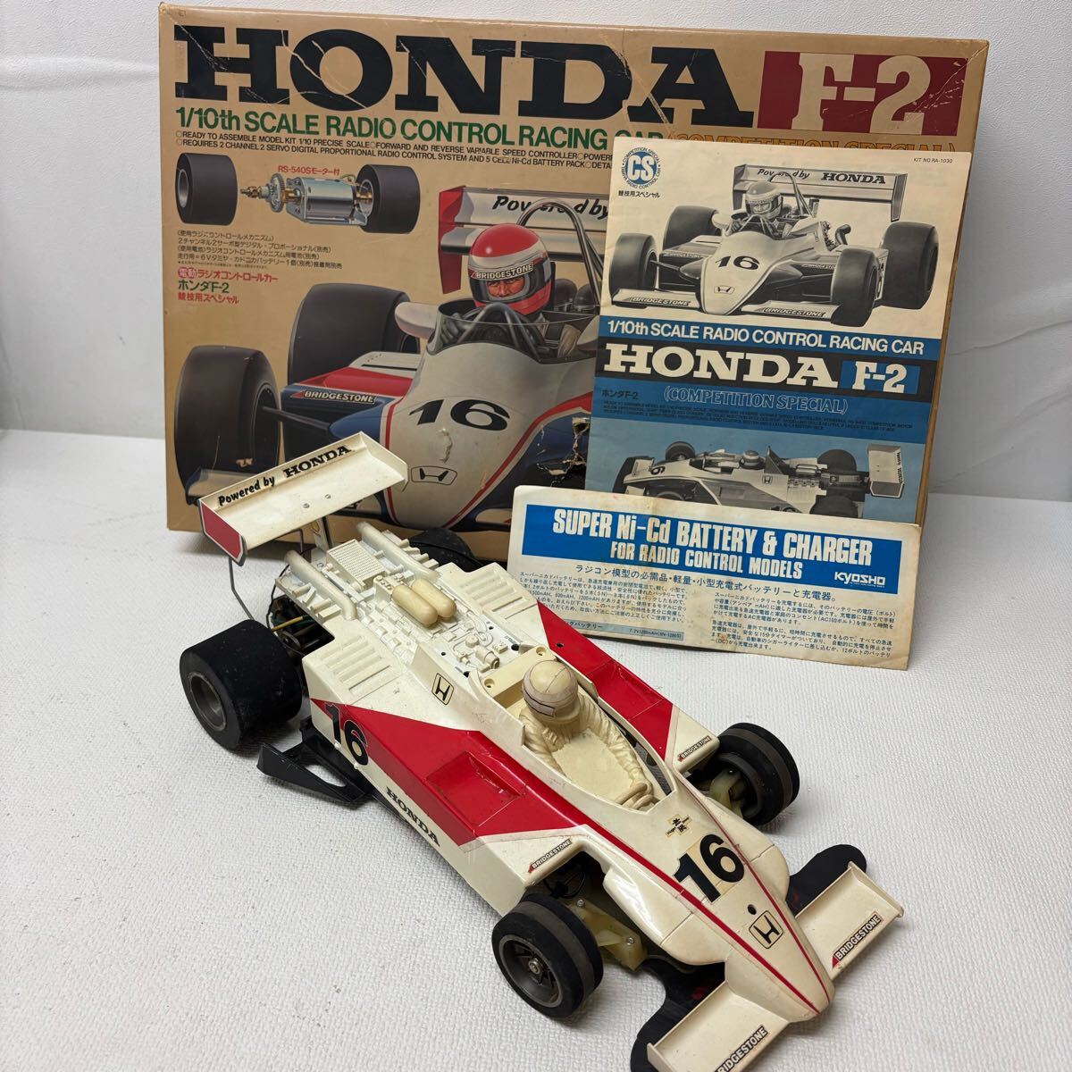 ラジコン タミヤ・1/10ホンダF-2メカ付プロポセット(当時物) Yahoo!オークション -「タミヤ ラジコン f2」の落札相場・落札価格