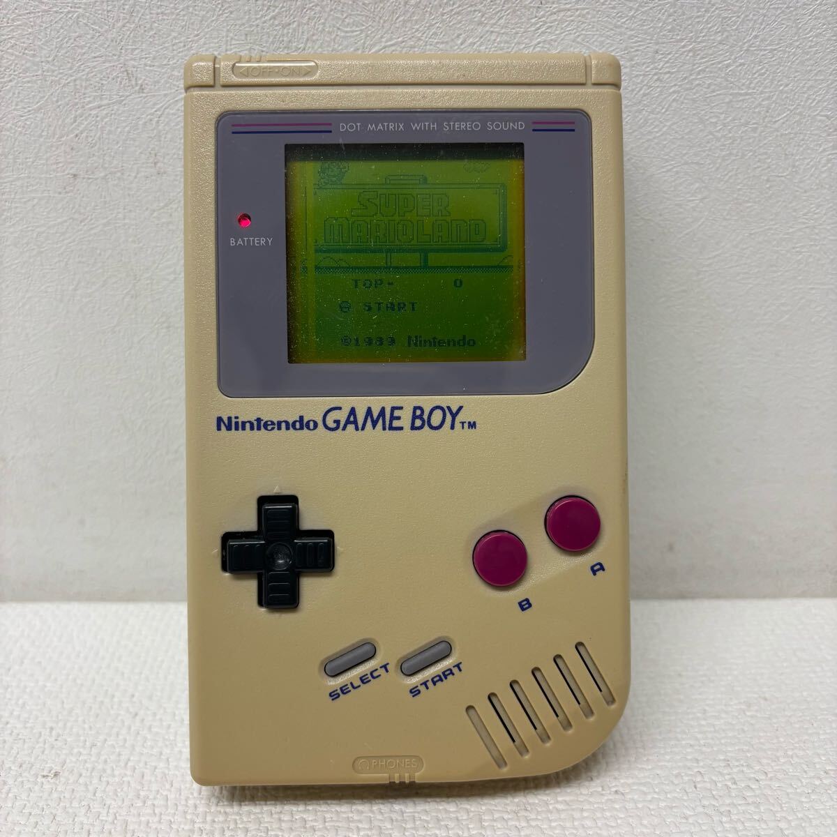 ゲームボーイ本体 ソフト2種 マリオ 任天堂 Nintendo DMG-01 Yahoo!オークション -「初代ゲームボーイ本体」(ゲームボーイ