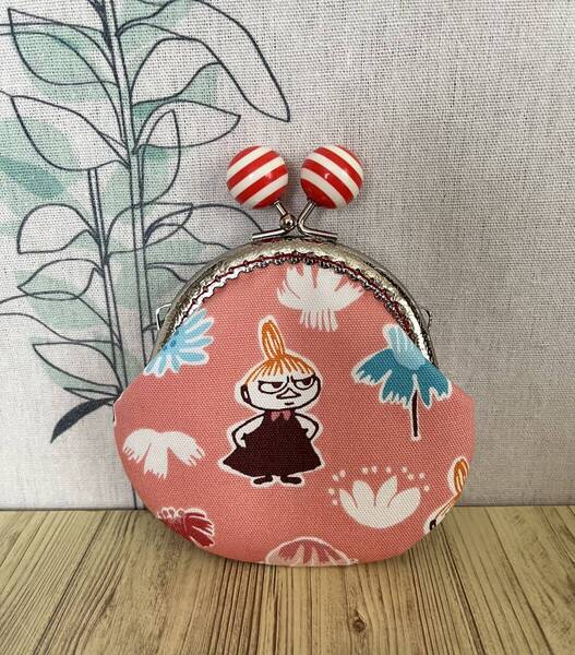 小さめがま口 / ポーチ / 財布 / 小物入れ / ハンドメイド ☆ リトルミイ・485