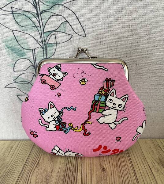 がま口 / ポーチ/ 財布 / 小物入れ / ハンドメイド ☆ ノンタン・7