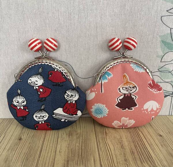 ボス子様ご予約品★小さめがま口 / ポーチ / 財布 / 小物入れ / ハンドメイド ☆ リトルミイ・2個