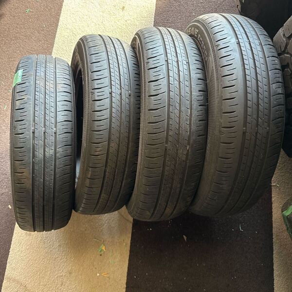165/65R14 ダンロップ ENASAVE EC300+ エナセーブ 中古夏4本 2016年製3本と2019年製1本 送料無料 残溝あり