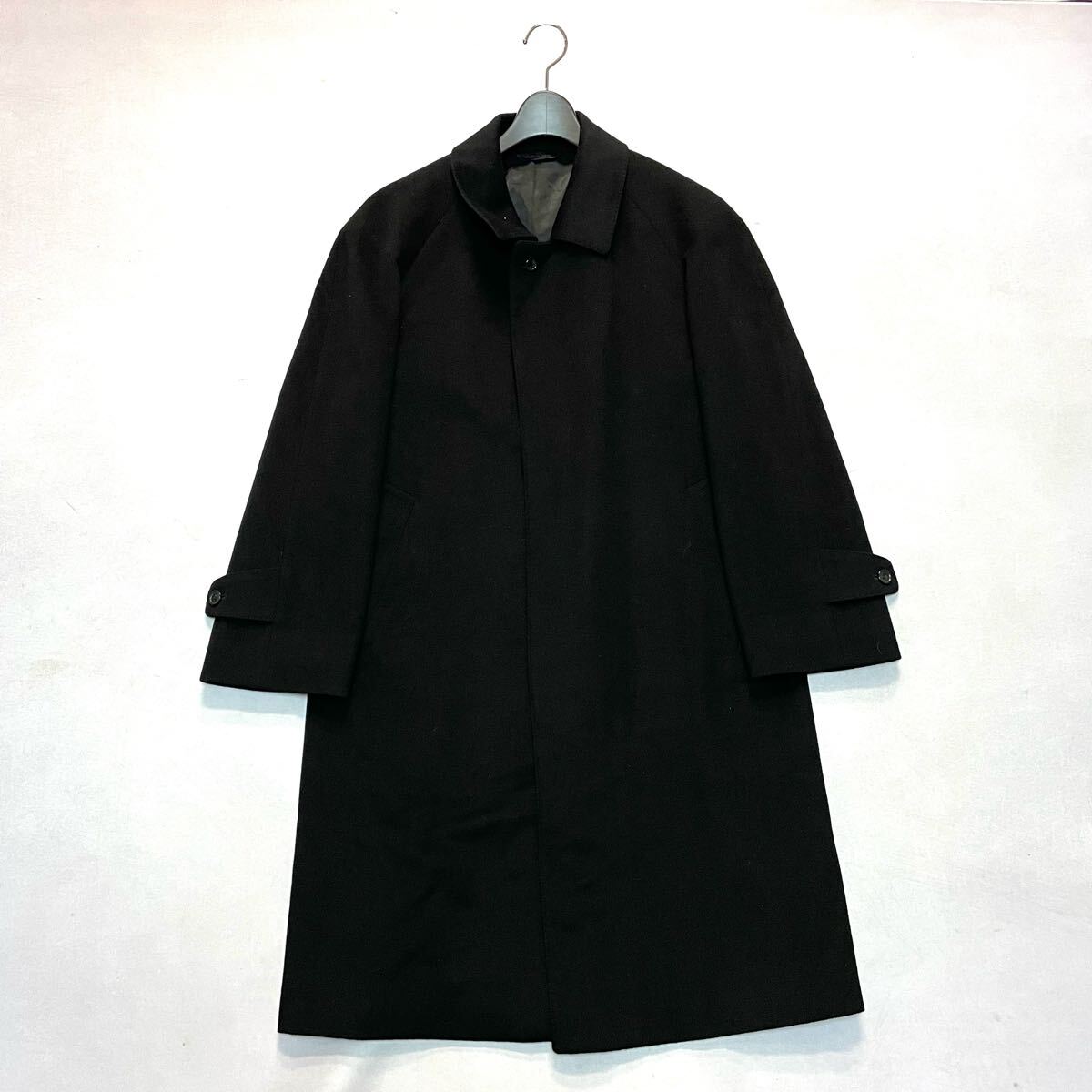 【美品】古着 カシミヤ100% ロング 比翼 チェスターコート 黒 撥水加工 2025年最新】Yahoo!オークション -カシミヤ 100 コート 黒