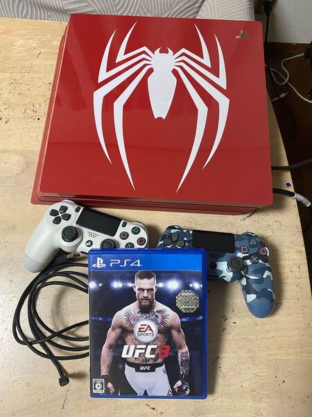 スパイダーマン PS4 Pro プレイステーション4 プロ PlayStation4 UFC コントローラー 本体