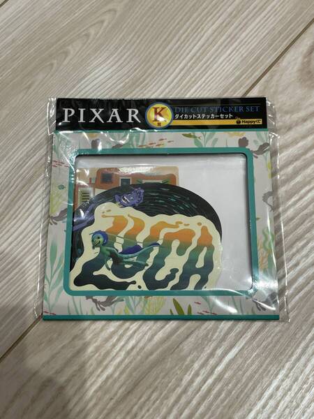 【K賞】Happyくじ PIXAR 2025 ダイカットステッカーセット あの夏のルカ Luca 新品未開封