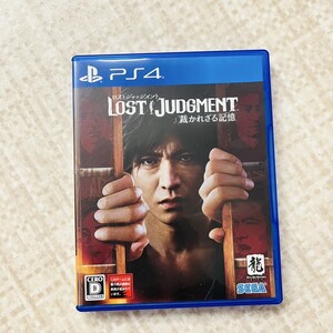 中古品 動作未確認 ロストジャッジメント ps4 裁かれざる記憶 PS4ソフト