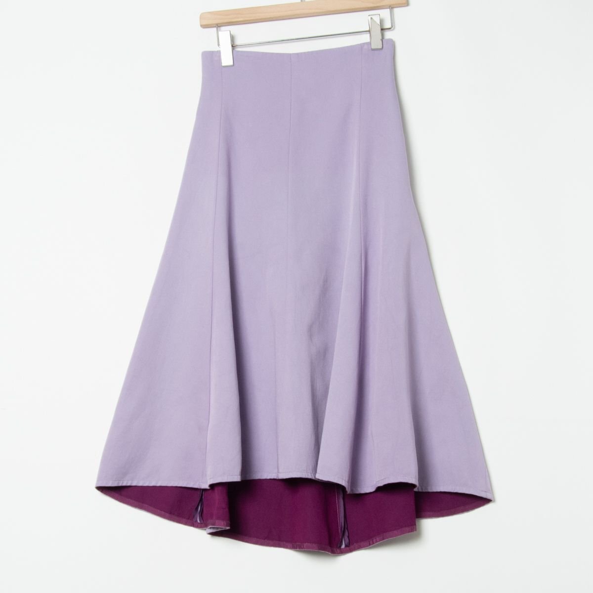 【未使用】FRAYI.D サイドリボンギャザーフレアスカート 新作！リボンベルトギャザーマキシスカート | FRAY I.D