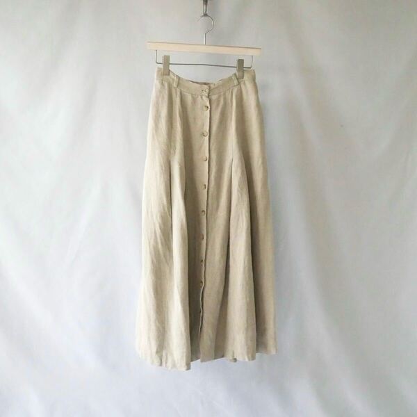 Made in USA 80s Ralph Lauren 100%linen flare skirt アメリカ製 ラルフローレン 80年代 リネンフレアスカート vintage ビンテージ