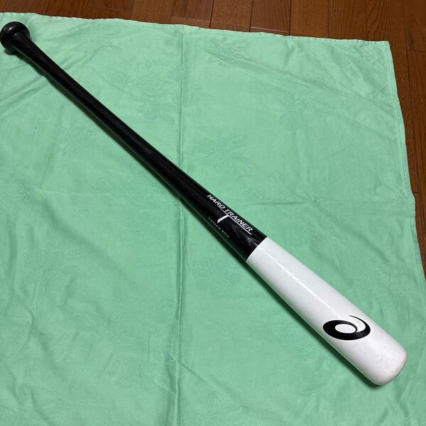 アシックス ジュニア用 木製トレーニング用バット ハードトレーナー 80cm 実打可 3124A219 野球 少年 子供 子ども こども