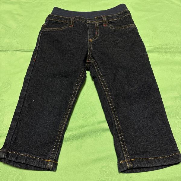 ♪ デニムパンツ キッズ80cm 裏起毛 ストレッチあり 西松屋チェーン