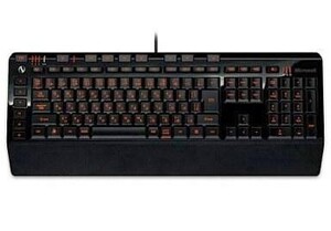 中古XBOX360ハード Microsoft SideWinder X4 Keyboard モンスターハンター フロンティア オ