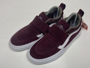 激レア!! VANS KYLE WALKER Pro 2 エンジ スエード 白レザー ベルクロ US6.5 (24.5cm) アメリカ企画限定!! バンズ