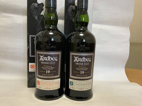 【2本セット】アードベッグ トリー・バン 19年 2024 バッチ6 46.2° & 2025 バッチ7 50.3° 各700ml 新品 箱入 正規品