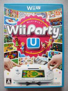 ☆★s 任天堂 Nintendo WiiU Wii Party U WiiパーティU 8種類の新感覚ゲーム GamePad みんなでメガスゴロク ソフト Wii U 動作確認 ☆★